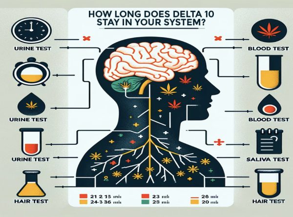 how long does delta 10 stay in my system